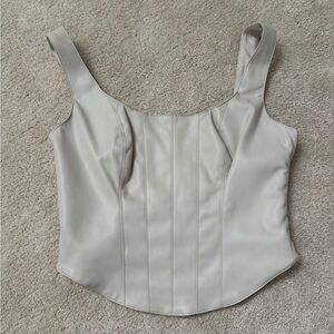 Abercrombie & Fitch white bustie top size s